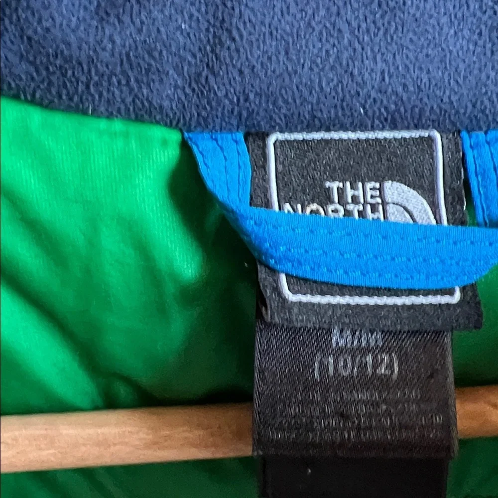 The North Face Kids Blue and Green Jacket